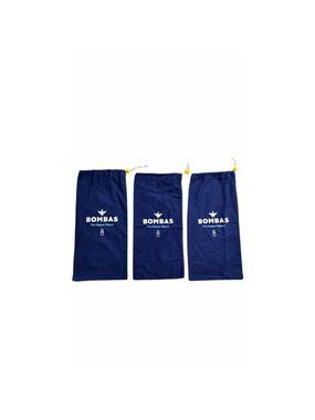 Bombas Dust Bags Lot of 3 Navy Blue Drawstring Shoe Storage Pouches